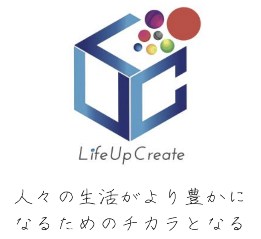 LIFE UP CREATE logo with colorful circles and text '2021'